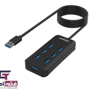 تصویر هاب و تبدیل اونتن مدل Hub USB 3.2 7 Port Onten OTN-8120 