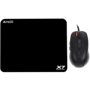تصویر ماوس مخصوص بازی ای فورتک مدل X-710BK ا A4Tech X-710BK Gaming Mouse A4Tech X-710BK Gaming Mouse