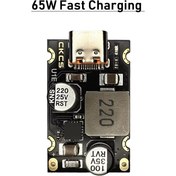 تصویر ماژول شارژ سریع 65 وات Type-C مدل CKCS U1E - پشتیبانی از PD و QC 