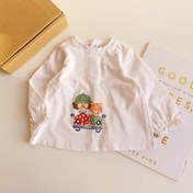 تصویر بلوز نوزادی آستین چین 