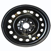 تصویر رینگ فولادی مشهد مدل پراید سایز 13 اینچ 