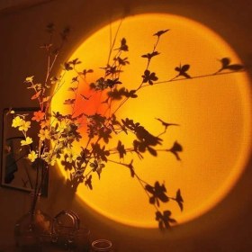 تصویر نور ثابت ال ای دی غروب | Colorful Sunset Lamp 