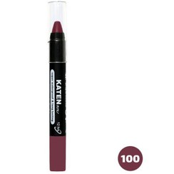 تصویر رژ لب مدادی کاتن 100 KATEN velvet & matt lip Stick pencil 100