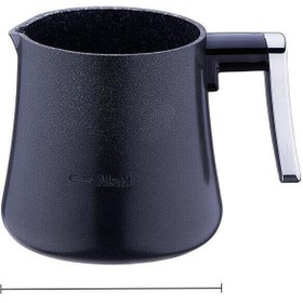 تصویر KORKMAZ قهوه ساز شیر گرانیت مشکی -3 حالت پخت متفاوت- A99831 