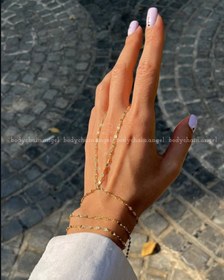 تصویر تمیمه طرح طلا دولاین 