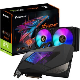 تصویر کارت گرافیک گیگابایت AORUS RTX 3090 XTREME WATERFORCE 