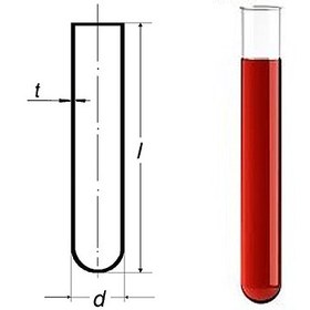 تصویر لوله آزمایش ساده 