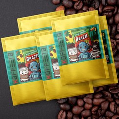 تصویر ساشه قهوه فوری اسپرسو برزیل 