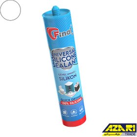 تصویر چسب سیلیکون سفید فاینال 