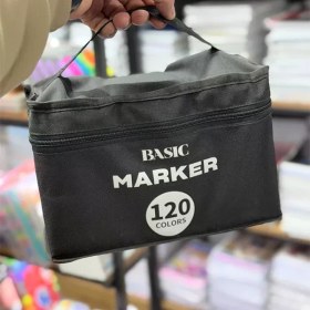 تصویر ماژیک بیسیک ۱۲۰ رنگ 2 سر 