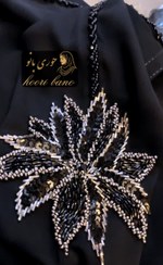 تصویر عبا جواهر دوزی طرح سارگل ویژه مهمانی و مجالس رسمی 