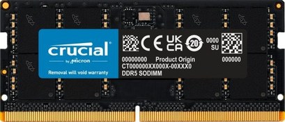 تصویر رم لپ تاپ کروشیال 16 گیگابایت DDR5 با فرکانس 4800 مگاهرتز ا Crucial RAM 16GB DDR5 4800 MHz PC5-38400 CL40 Laptop Memory Crucial RAM 16GB DDR5 4800 MHz PC5-38400 CL40 Laptop Memory