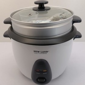 تصویر پلوپز 0.6 لیتر نیولند مدل NL269006 Rice Cooker 0.6 lit NEW LAND