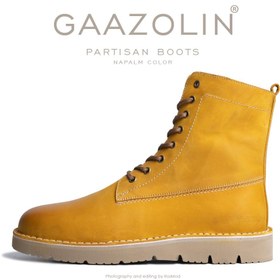 تصویر بوت پارتیزان گازولین زرد – GAAZOLIN Partisan Boots Napalm 