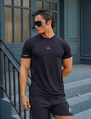 تصویر تیشرت ورزشی مردانه کد ۴۱۸۰ تنفس دار 