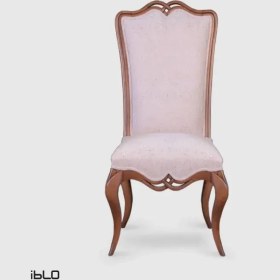 تصویر صندلی کلاسیک چوبی لیونا (کرم) 