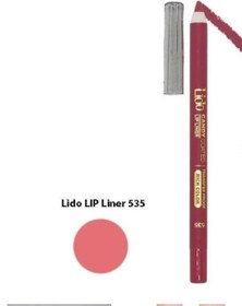 تصویر خط لب ضدآب و شمعی برند lido شماره535 Lip Liner Lido