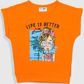 تصویر تیشرت طرح Life is Better دخترانه (7 تا 13 سال) کد 626548 