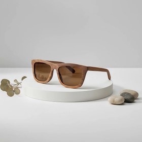 تصویر عینک چوبی مهران کیاناوود UV400 