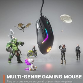 تصویر موس مخصوص بازی استیل سریز SteelSeries Rival 5 Gaming ا SteelSeries Rival 5 Gaming Mouse SteelSeries Rival 5 Gaming Mouse