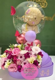 تصویر دسته گل مخصوص زایمان 