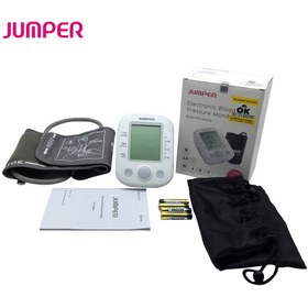 تصویر دستگاه فشارسنج دیجیتال برند جامپر مدل JPD-HA200 سخنگو همراه با آداپتور 