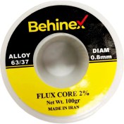 تصویر سیم لحیم بهینکس ۱۰۰ گرم 0.8 میل Behinx solder wire 100gr 0.8ml