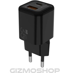 تصویر شارژر دیواری ۳۵ وات ۲ پورت تایپ C و USB-A 