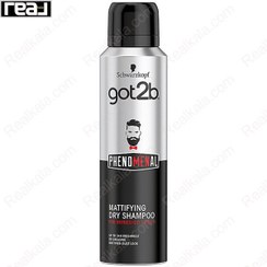 تصویر شامپو خشک مردانه گات تو بی شوارتسکف SCHWARZKOPF GOT2B PHENOMENAL DRY SHAMPOO FOR MEN