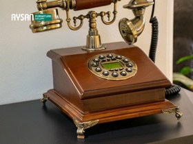 تصویر تلفن رومیزی کد 13 