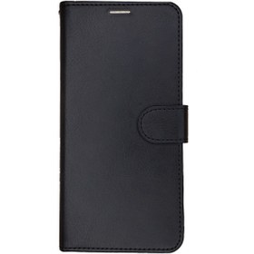 تصویر کیف کلاسوری چرمی مدل سامسونگ S7 Edge - مشکی Book Cover Samsung S7 Edge