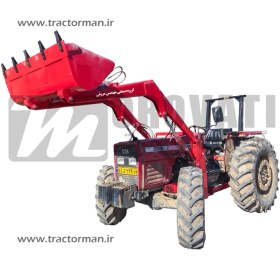 تصویر بیل لودری 4 جک دو زمانه تراکتورهای 399 جفت دیفرانسیل 