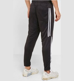 تصویر شلوار جوجینگ ورزشی مشکی با نوار برند seventy five Tape Sports Joggers Black