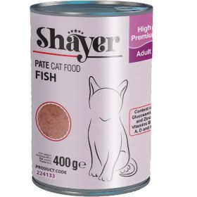 تصویر کنسرو گربه شایر پته ای طعم مرغ 400 گرم Shayer Chicken Pate Food For Cats 400g