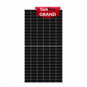 تصویر پنل خورشیدی 550 وات مونو کریستال برند SUNPRO Solar Panel 550W Mono SUNPRO