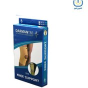 تصویر زانوبند ساده و بلند نئوپرن درمان‌ طب کد ۱۰۱۵ Darman-teb neoprene simple knee brace