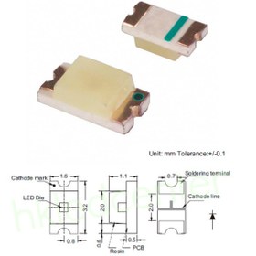 تصویر ال ای دی REV قرمز SMD 