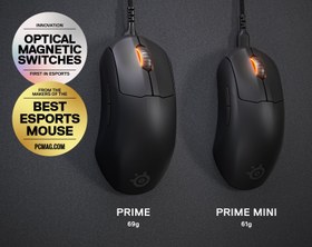 تصویر ماوس گیمینگ باسیم استیل سریز مدل PRIME SteelSeries PRIME Precision ESports Gaming Mouse | M-00016