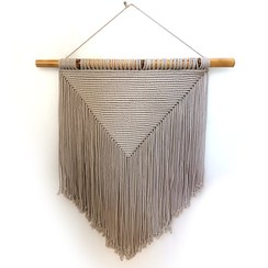 تصویر دیوار کوب مکرومه | آویز دیواری مکرومه کد 21111 