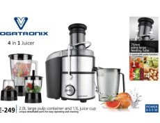 تصویر آبمیوه گیری وگاتی مدل VE249 ظرفیت ۲ لیتر ۴ کاره 