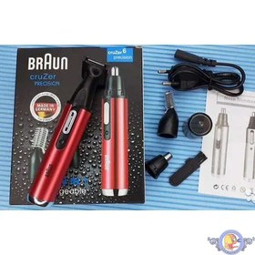 تصویر موزن گوش و بینی و خط زن مدل کروز 6 براون BRAUN Cruzer 6 Ear And Nose Hair Trimmer