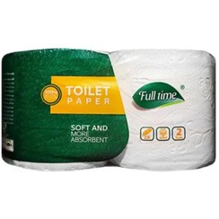 تصویر دستمال توالت فول تایم 24 قلو 4 لایه 