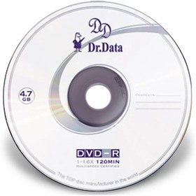 تصویر DVD خام Dr.Data بسته ۵۰ عددی ا Dr.Data 4.7GB DVD-R With Pack Dr.Data 4.7GB DVD-R With Pack