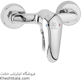 تصویر شیر توالت قهرمان مدل زوبین Ghahraman Toilet Faucet Chrome Zobin Model