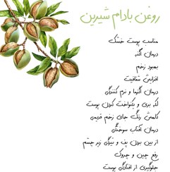 تصویر روغن بادام شیرین 