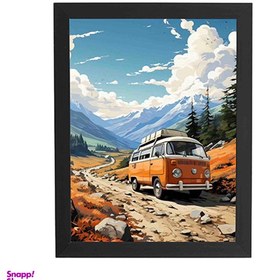 تصویر تابلو طرح کمپر مدل az4 