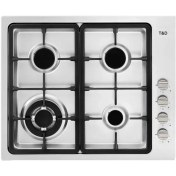 تصویر اجاق گاز استیل ۴ شعله تی اندی مدل TD 151E T&D Steel Hob Model TD 151E