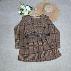 تصویر مانتو پائیزه نفس - سفید / فری سایز تا ۴۸ 