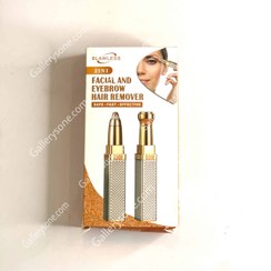 تصویر موزن بینی ابرو و گوش ارزان ۲ در ۱ با باتری شارژی موبایل Shaver