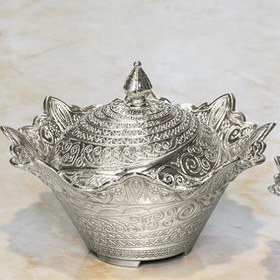 تصویر قندان گرد نقلی کوچک 